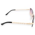 Lunettes rectangle fantaisie nuances violine
