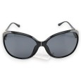 Lunettes grand modèle noire classique finitions dorées