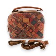 Sac liège carré graphisme multicolore