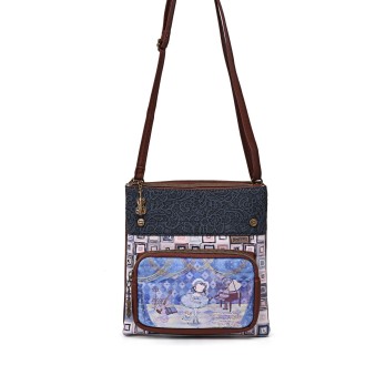 Sac bandoulière sweety candy danseuse bleue