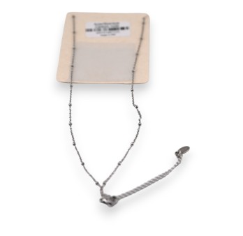 Collier acier argenté visage