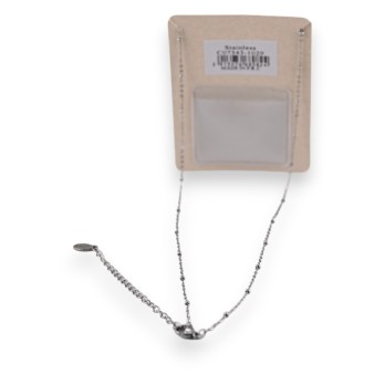 Collier acier argenté Famille