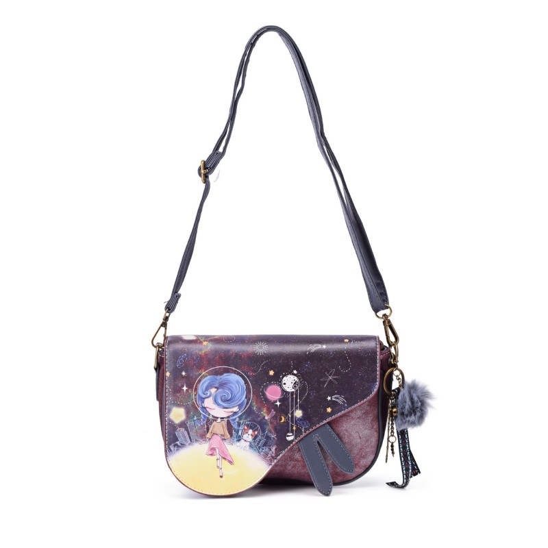 Sac bandoulière petite fille astronaute