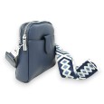 Sac bandoulière compact bleu marine