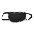 Sac banane bandoulière jeans noir délavé