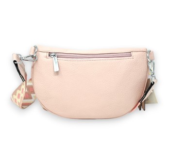 Sac banane bandoulière rose tendre