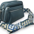 Sac bandoulière carré bleu jeans