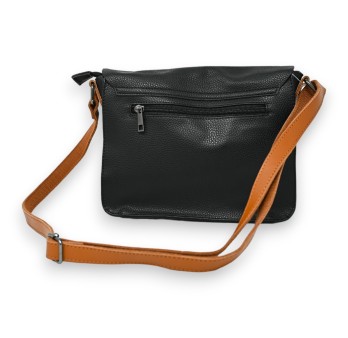 Sac cartable bandoulière noir