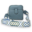 Sac bandoulière compact bleu jeans