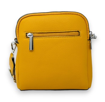 Sac bandoulière compacte moutarde
