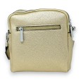 Sac bandoulière compacte doré