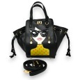 Petit sac original style haute couture noir
