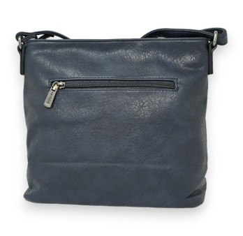 Sac bandoulière bleu marine multi poches