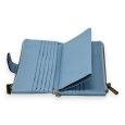 Portefeuille compagnon bleu ciel