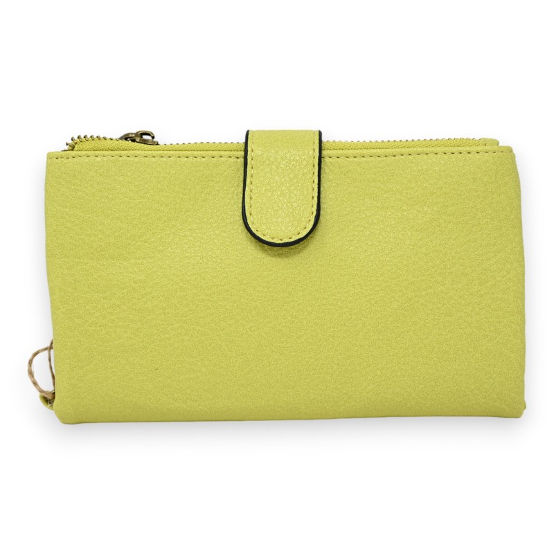 Portefeuille compagnon vert anis