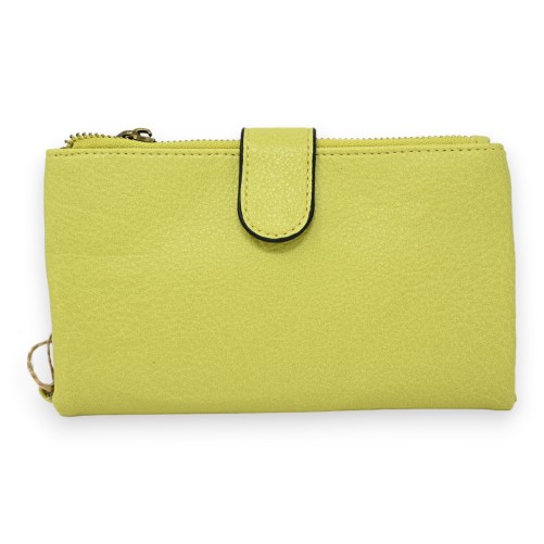 Portefeuille compagnon vert anis