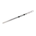 Bracelet acier rigide argenté 3 étoiles
