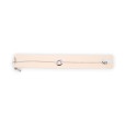 Bracelet acier argenté médaillon étoile ajourée