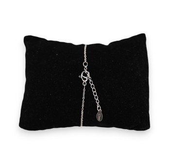 Bracelet acier argenté petit ange