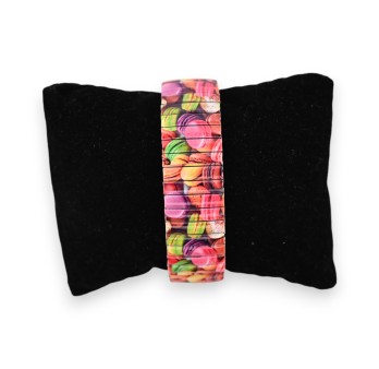 Montre élastique macarons