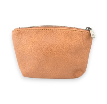 Porte monnaie synthétique camel