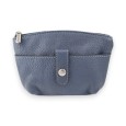Porte monnaie synthétique bleu marine