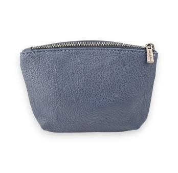 Porte monnaie synthétique bleu marine