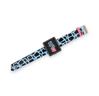 Montre simili cuir vintage square