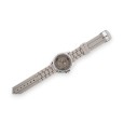 Montre silicone Ernest gris clair cadran chrono