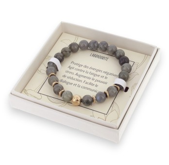 bracelet labradorite avec boite Lolilota