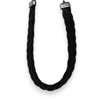 Collier fantaisie Cléopâtre tresse noire