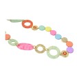 Collier sautoir vintage multicolore