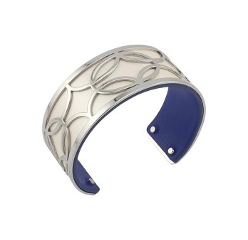 Bracelet manchette argent et doré