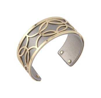 Bracelet manchette finition doré