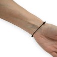 Bracelet élastique fin étoile strass