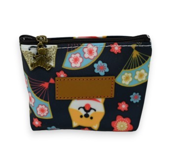 Porte monnaie chien rigolo multicolore