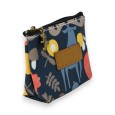 Porte monnaie motif forêt fantastique multicolore