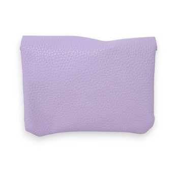 Porte monnaie synthétique lilas