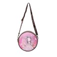 Sac bandoulière rond sweety candy dans les champs de fleurs