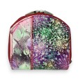 Portefeuille porte monnaie cuir compact patchwork