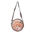 Sac bandoulière rond sweety candy mise en beauté