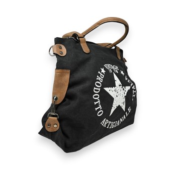 Sac à main vintage étoile noir
