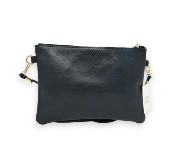 Sac pochette bleu marine étoile brillante