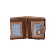 Petit portefeuille sweety candy camel et marron