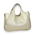 Grand sac souple avec ses accessoires doré métallisé