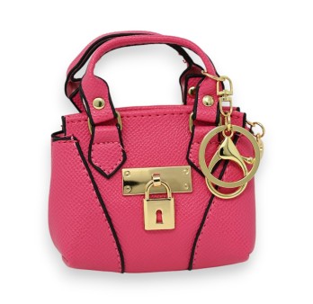Porte clés porte monnaie fuschia