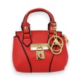 Porte clés porte monnaie rouge
