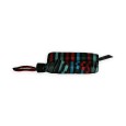 Parapluie pliant manuel lignes larges rouges
