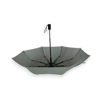 Parapluie pliant automatique vichy noir