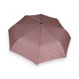 Parapluie pliant automatique vichy bordeau